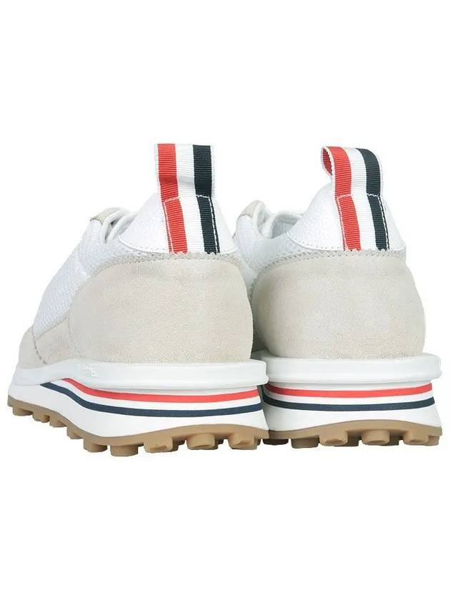 Thom Women Browne Nylon Tech Runner Low Top Sneakers Grey White - THOM BROWNE - BALAAN 6