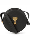round Paris Paris leather crossbody bag E24ULL009AL0036 - AMI - BALAAN 2