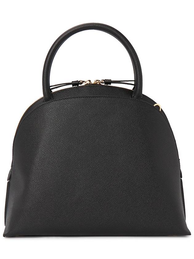 Gancini Leather Tote Bag Black - SALVATORE FERRAGAMO - BALAAN 4