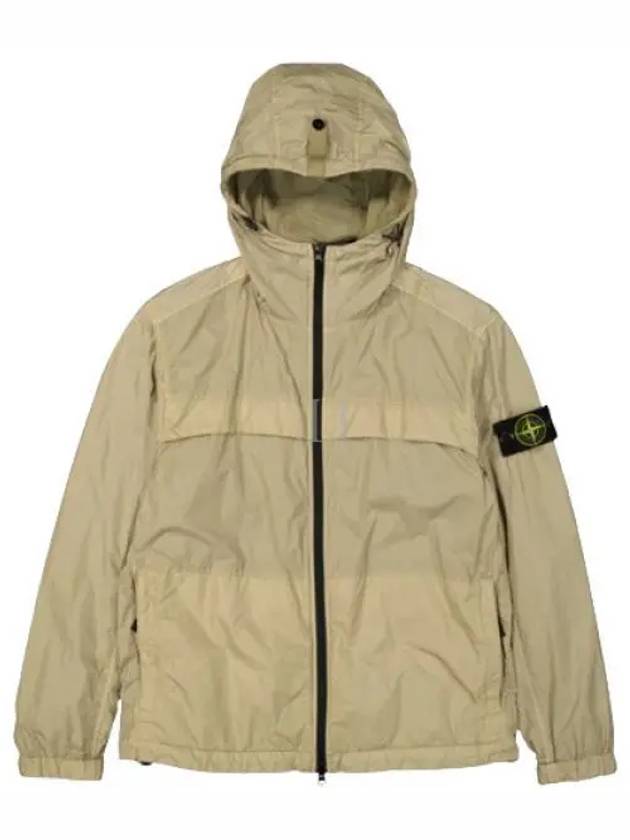 Garment Dyed Crinkle Reps R-Nylon Windbreaker Sand - STONE ISLAND - BALAAN 2