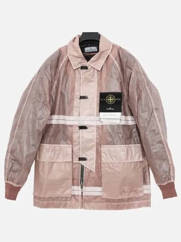 Microfelt Ripstop Cover Down Jacket Rose Quartz - STONE ISLAND - BALAAN 2