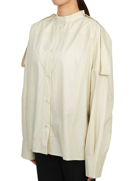 Women's Shirt NEPTUNE SNW 1109 DOVE - STUDIO NICHOLSON - BALAAN 2