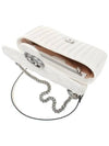 GG Marmont Small Shoulder Bag White - GUCCI - BALAAN 5