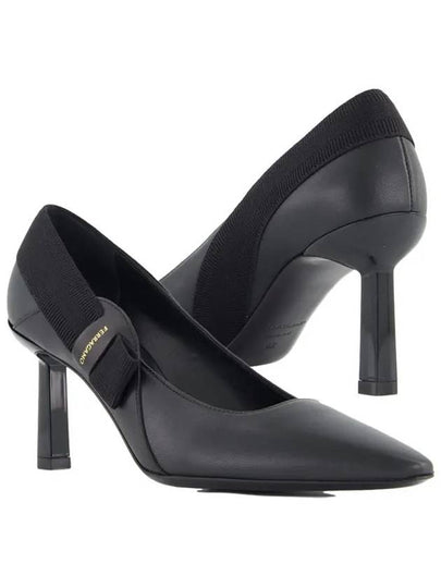 Vissia 70 Nappa Leather Pumps Heel Black - SALVATORE FERRAGAMO - BALAAN 2