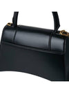 Hourglass Small Tote Bag in Shiny Box Calfskin Black - BALENCIAGA - BALAAN 10