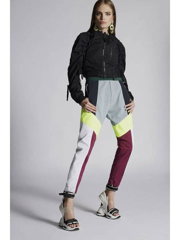 SLOUCH JOGGING FIT Color block track pants - DSQUARED2 - BALAAN 1