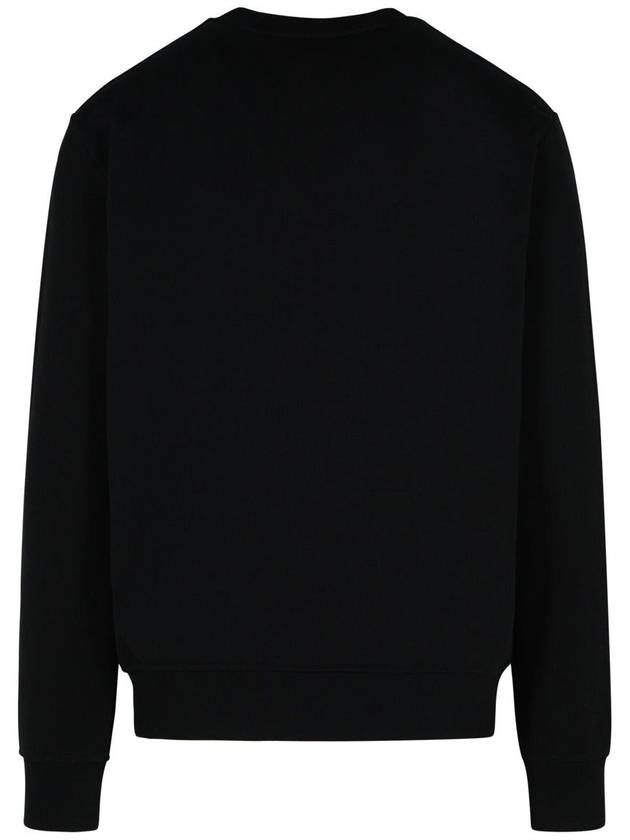 Balmain 'Kiss' Black Cotton Sweatshirt - BALMAIN - BALAAN 3