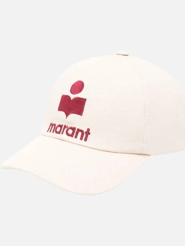 Tyron Logo Ball Cap Ivory - ISABEL MARANT - BALAAN 2