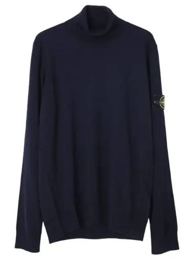 Knit pure light wool turtleneck regular fit - STONE ISLAND - BALAAN 1