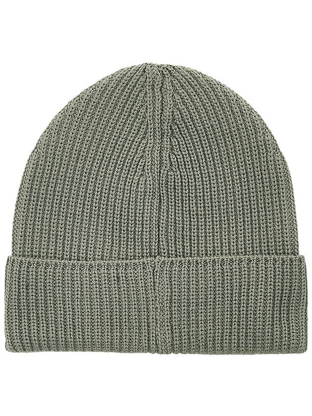 Logo Metropolis Wool Beanie Green - CP COMPANY - BALAAN 3