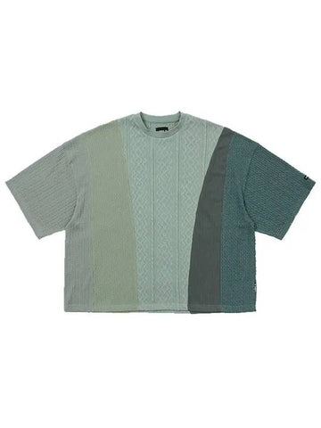 Knit Mixed Wide Top MINT - AJOBYAJO - BALAAN 1