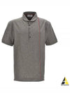 RWB Stripe Polo Shirt Grey - THOM BROWNE - BALAAN 2