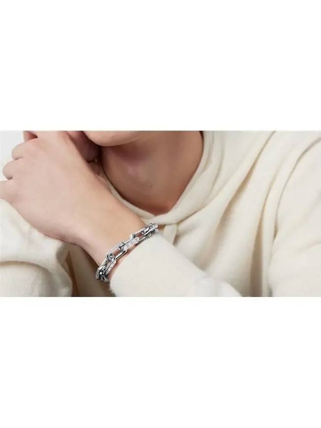 Monogram Chain Bracelet Silver - LOUIS VUITTON - BALAAN 4