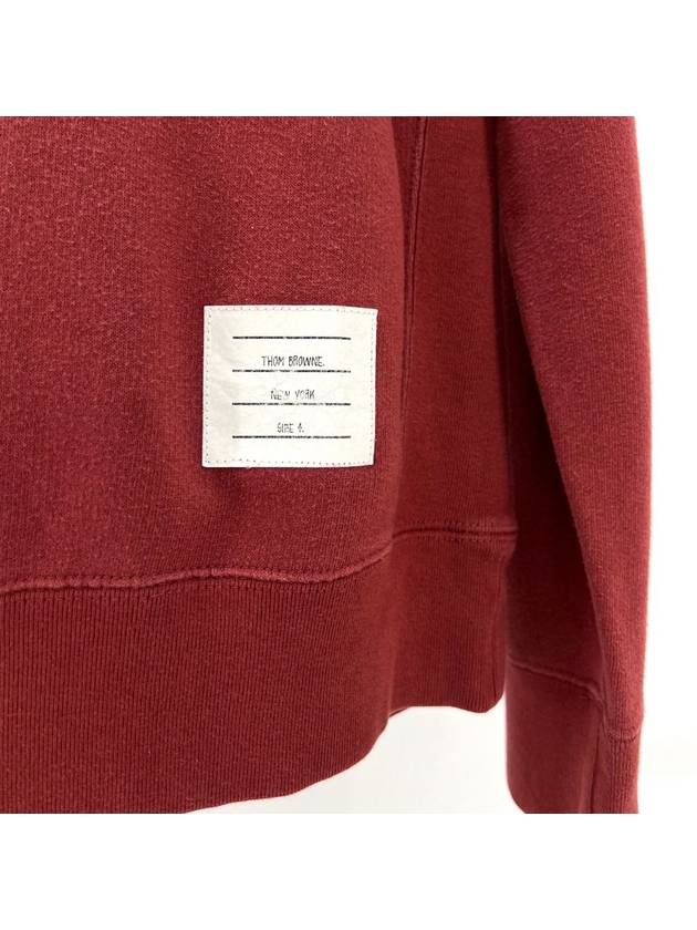 Thom Browne diagonal armband sweatshirt burgundy size 4 - MONCLER - BALAAN 5