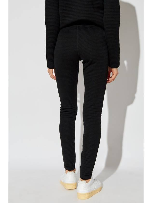 JIL SANDER+ Ribbed Trousers, Women's, Black - JIL SANDER - BALAAN 4