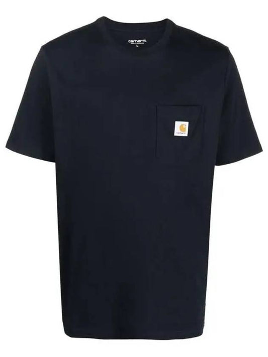 WIP I030434 Pocket Logo Patch Short Sleeve T Shirt - CARHARTT - BALAAN 1