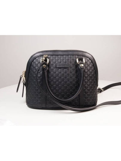 Microssima Small Dome Tote Bag Black - GUCCI - BALAAN 2