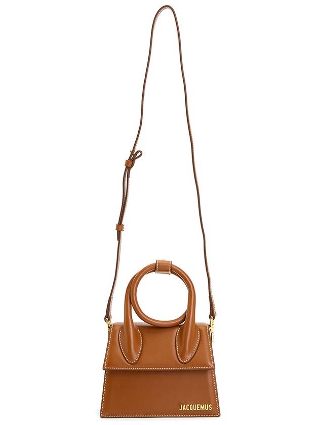 Coil Handle Le Chiquito Tote Bag Brown - JACQUEMUS - BALAAN 8