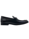 Double T Leather Loafers Black - TOD'S - BALAAN 3