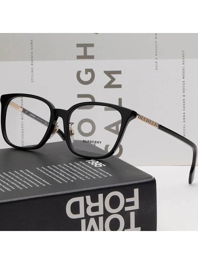 Eyewear Square Eyeglasses Black - BURBERRY - BALAAN 3