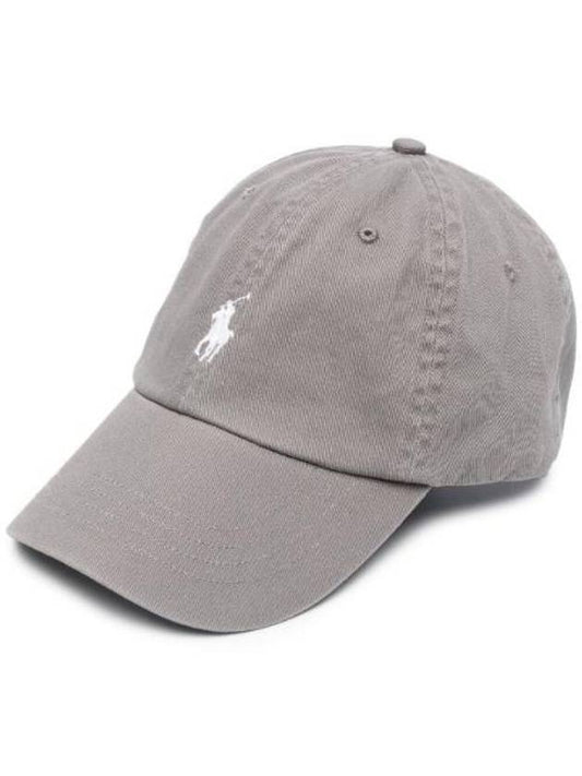 Embroidered Pony Ball Cap Grey - POLO RALPH LAUREN - BALAAN 1