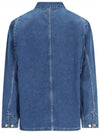 OG Chore Logo Patch Denim Jacket Blue I031896 0106 - CARHARTT - BALAAN 3