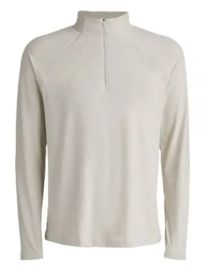 Luxe Half Zip Long Sleeve T-Shirt White - G/FORE - BALAAN 2