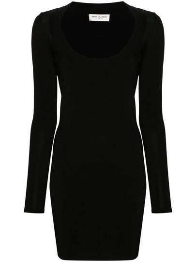 Midi One Piece 782641Y76EO1000 P24 BLACK - SAINT LAURENT - BALAAN 2