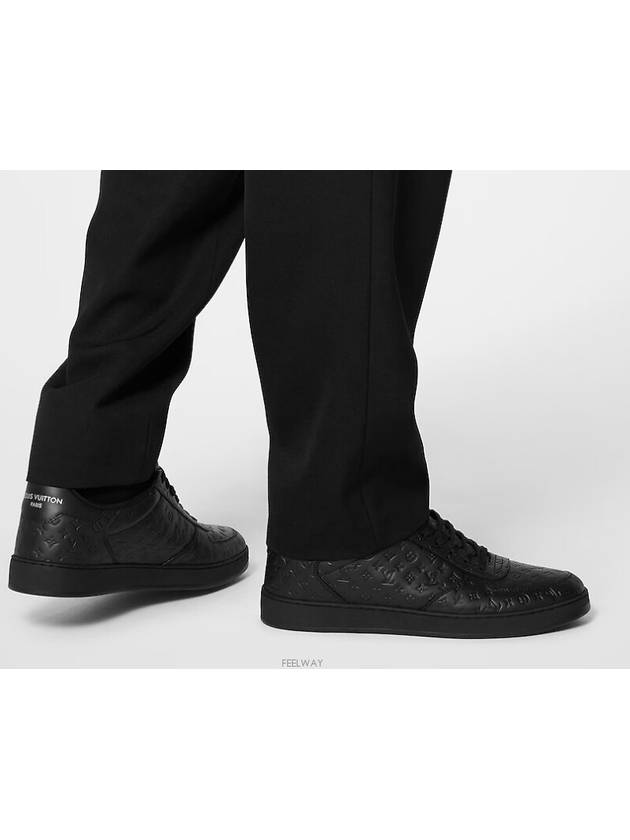 Rivoli Mini Monogram Calfskin Low Top Sneakers Black - LOUIS VUITTON - BALAAN 5