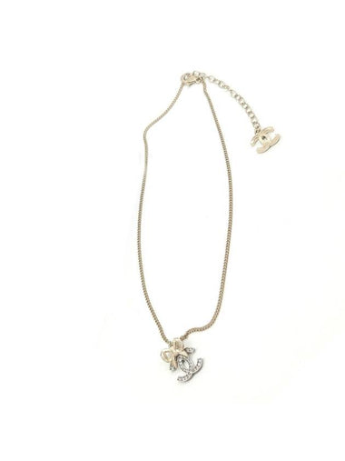 CC Logo Ribbon Necklace Gold - CHANEL - BALAAN 1