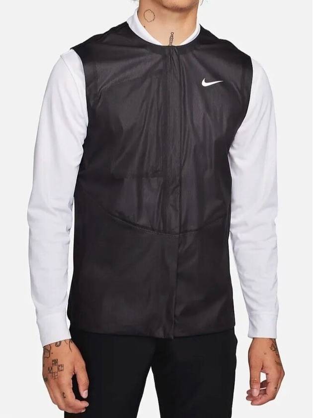 Men's Golf Storm Fit ADV Golf Vest Black - NIKE - BALAAN 3