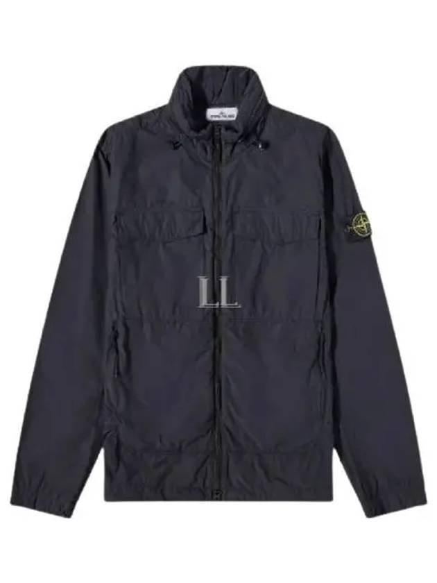 Wappen Naslan Light Watro Zip-up Jacket Navy - STONE ISLAND - BALAAN 2