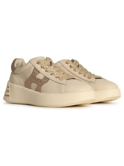 Hogan 'Rebel H564' Ivory Leather Sneakers - HOGAN - BALAAN 2