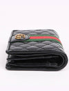 GG Marmont Quilted Black Half Wallet 536453 - GUCCI - BALAAN 5