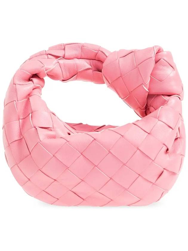 Candy Jodie Intrecciato Tote Bag Pink - BOTTEGA VENETA - BALAAN 4