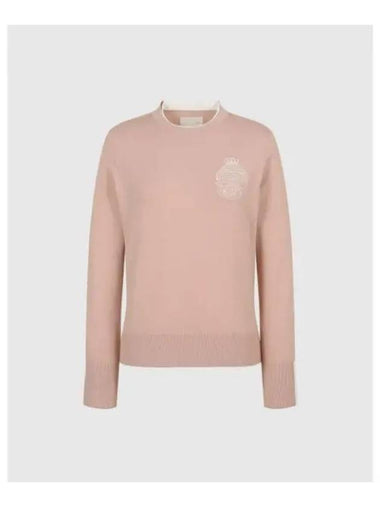 TRAVISMATHEW Women s Signature Crew Neck Sweater Pink - TRAVIS SCOTT - BALAAN 1