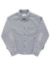 24 Denim Shirt HSH136 DE0028 0555 - AMI - BALAAN 5