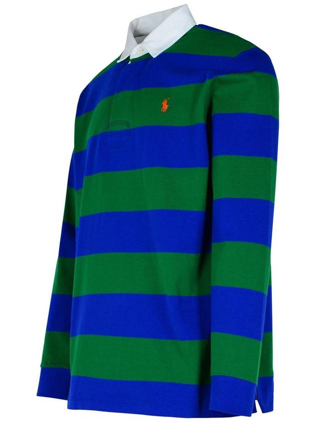 Striped Polo Shirt Green Royal - POLO RALPH LAUREN - BALAAN 3