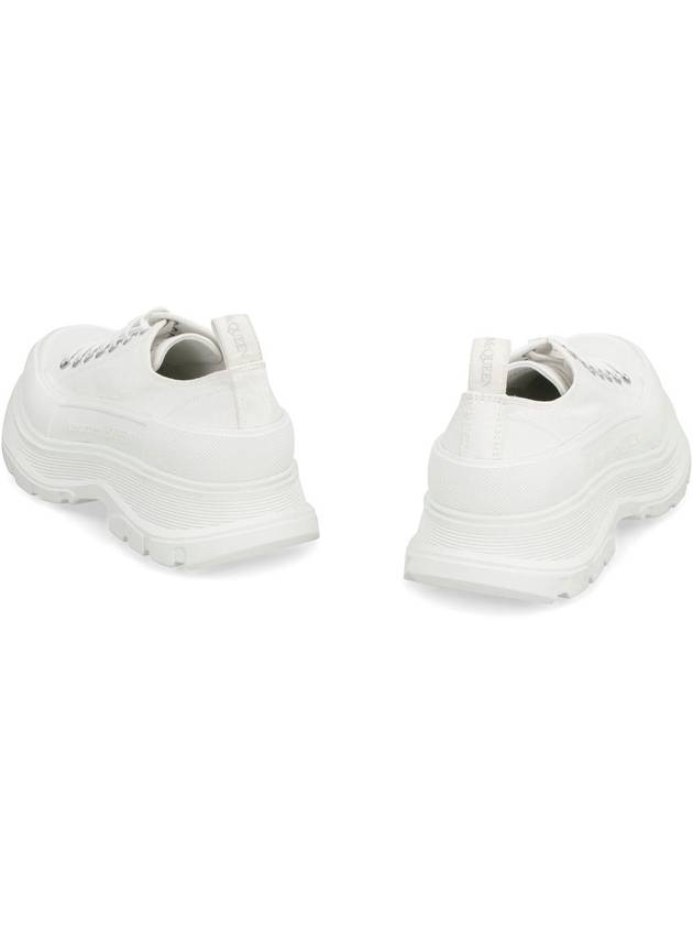 Tread Slick Platform Low Top Sneakers White - ALEXANDER MCQUEEN - BALAAN 5