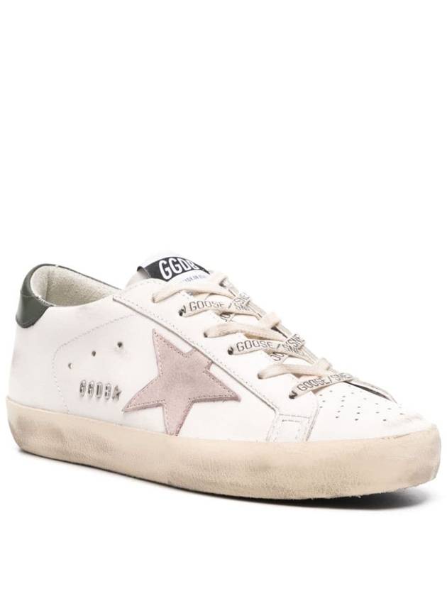 Superstar Dark Green Top Low Top Sneakers White - GOLDEN GOOSE - BALAAN 3