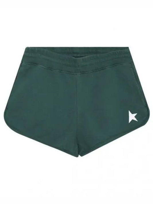 Star Collection White Green Diana Short Pants Women s Shorts - GOLDEN GOOSE - BALAAN 1