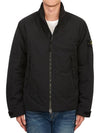 Micro Twill Pure Insulation Technology Primaloft Jacket Black - STONE ISLAND - BALAAN 3