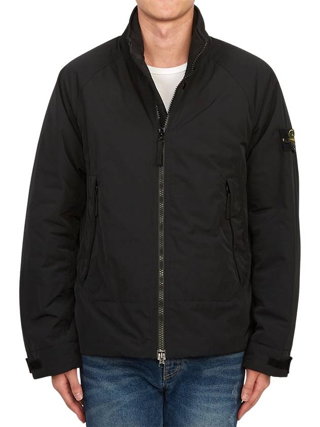 Micro Twill Pure Insulation Technology Primaloft Jacket Black - STONE ISLAND - BALAAN 3