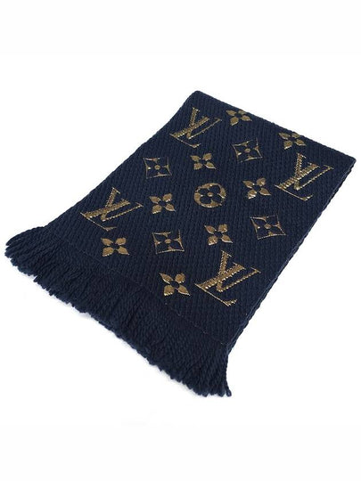 M70815 Wool Silk Blend Logo Muffler - LOUIS VUITTON - BALAAN 2