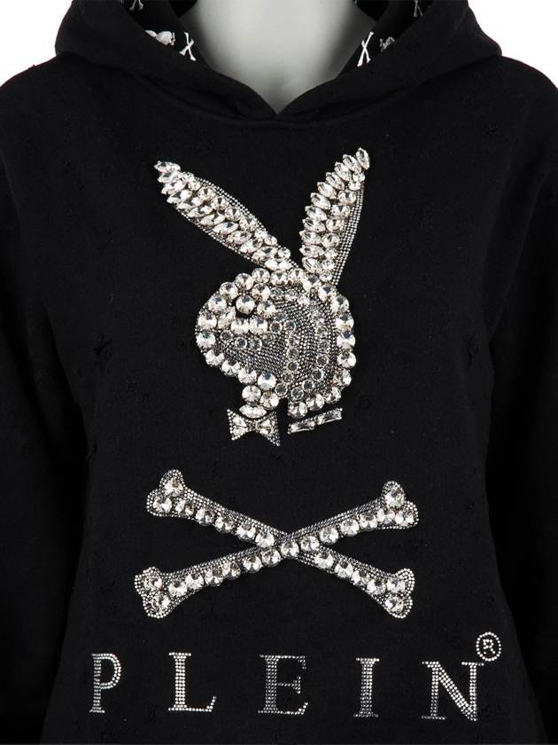 WoPlayboy Collaboration Large Jewelry Vintage Hooded Sweater Hooded Zipup A18C WJB0409 PJO002N - PHILIPP PLEIN - BALAAN 1