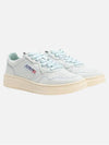 Women's Medalist Goatskin Low Top Sneakers Light Blue - AUTRY - BALAAN 2