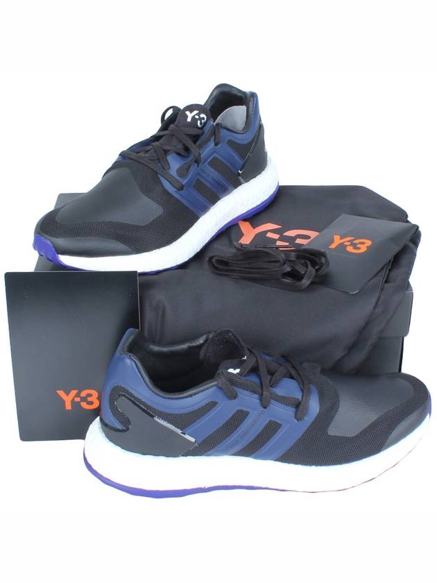 Y3 Men's Pure Boost Sneakers BY8956 BLACKPURPLE - YOHJI YAMAMOTO - BALAAN 5