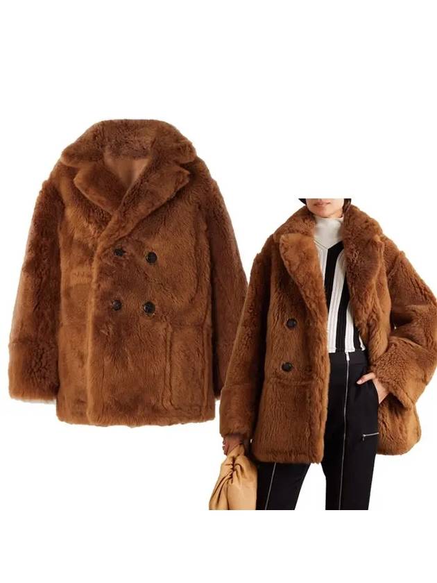 Slater Reversible Shearling Coat Brown - LORO PIANA - BALAAN 1