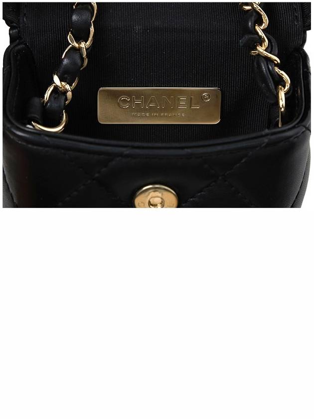 Black gold box mini chain bag AS2876 - CHANEL - BALAAN 6