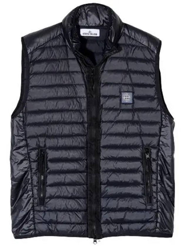 Loom Weven Chambers Recycled Nylon Down Vest Packable - STONE ISLAND - BALAAN 1